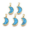 Real 18K Gold Plated Brass Pendants KK-N233-170A-01C-1