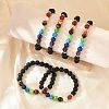 Yoga Chakra Jewelry BJEW-K142-A-5