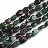 Natural Ruby in Zoisite Beads Strands G-D0002-D69-1