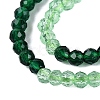 Transparent Glass Beads Strands GLAA-N074-01A-08-4