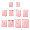 10Pcs 5 Sizes Kraft Paper Gift Shopping Bags Set ABAG-TA0002-23B-1