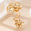 Flower Alloy Cuff Bangles & Cuff Rings Sets for Women FS-WGC4226-01-1
