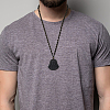 4Pcs 4 Styles Glass Pendant Necklaces NJEW-OC0001-04B-6