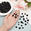 150Pcs 5 Style Resin Imitation Pearl Shank Buttons DIY-PH0017-79-3