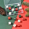 20Pcs Christmas Printed Opaque Acrylic Beads OACR-FS0002-53B-7
