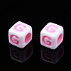 Opaque Acrylic Beads SACR-S273-35A-02-3