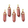 Synthetic Goldstone Pointed Pendants G-G025-01G-35-1