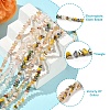 3 Strands 3 Colors  Electroplate Glass Beads Strands EGLA-YW0005-06A-5