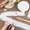 Cotton Cord Tassel Ribbon OCOR-WH0078-487B-03-3