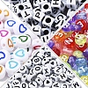 800Pcs 4 Style Acrylic Beads MACR-YW0001-17-1
