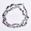 Natural Fluorite Stone Bead Strands X-G-R192-05-2