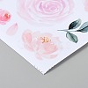 PVC Flower Pattern Wall Sticker AJEW-WH20816-022-2