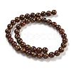 Synthetic Gold Clinquant Stone Beads Strands G-P549-A01-01C-2