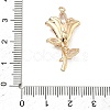 Brass Micro Pave Cubic Zirconia Enhancer Shortener Bails KK-F934-07E-G-3