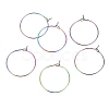 Ion Plating(IP) 316L Surgical Stainless Steel Hoop Earring Findings STAS-G130-03M-21MM-1