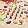 20Pcs 10 Colors Heart with Word Lovdy Home Sweet Love PU Leather Pendants FIND-SZ0001-66-2