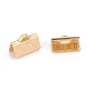 304 Stainless Steel Ribbon Crimp Ends STAS-P249-27B-G-2