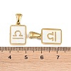 Constellations Natural White Shell Pendants STAS-M338-01J-G-3