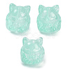 Transparent Spray Paint Glass Beads GLAA-H035-01F-1