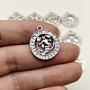 Constellation Themes Alloy Rhinestone Pendants X-PW-WGDA156-11-1