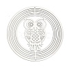 201 Stainless Steel Laser Cut Connector Charms STAS-Z116-01P-04-1