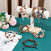 10Pcs 5 Colors Braided Nylon Cord Macrame Pouch Bracelet Making BJEW-PH0004-16-5