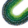 10Strands 10 Colors Transparent Glass Beads Strands EGLA-TA0013-24B-3