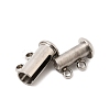304 Stainless Steel Slide Lock Clasps STAS-F350-05A-P-2