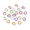 Spray Painted Iron Open Jump Rings IFIN-D088-01C-1