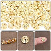 90Pcs Brass Beads KK-BBC0025-87C-6