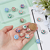 18Pcs 6 Colors Handmade Porcelain Beads PORC-PA0001-31-3