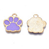 Alloy Enamel Pendants ENAM-T016-22LG-D-RS-3