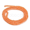 Baking Paint Transparent Glass Beads Strands DGLA-A034-J2mm-B03-3