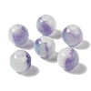 Resin Glitter Beads RESI-G066-07-2