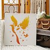 Large Plastic Reusable Drawing Painting Stencils Templates DIY-WH0202-143-4