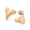 304 Stainless Steel Stud Earrings EJEW-H115-31G-2