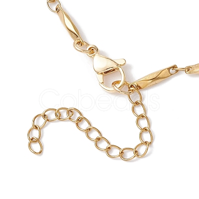 Ion Plating(IP) 304 Stainless Steel Slider Necklace Makings AJEW-JB01268-01-1