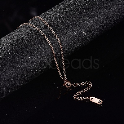 304 Stianless Steel Cable Chain Bracelet Making STAS-CJ0001-135RG-1