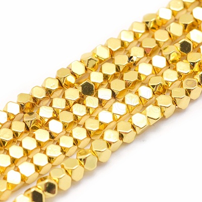 Electroplate Non-magnetic Synthetic Hematite Beads Strands G-L485-10B-G-1