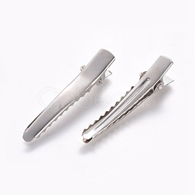 Iron Alligator Hair Clip Findings PHAR-WH0006-03P-1