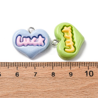 Resin Pendants CRES-U007-02P-1