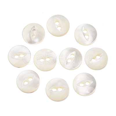 Cat Eye Style Natural Shell Buttons SH-CBAA69B-01A-1