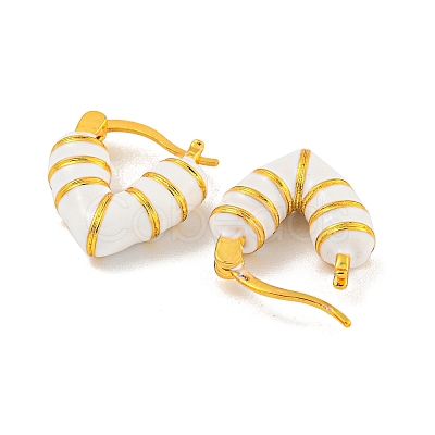Rack Plating Brass Hoop Earrings EJEW-C102-40G-03-1