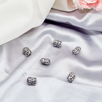 304 Stainless Steel Beads STAS-UN0008-05AS-1