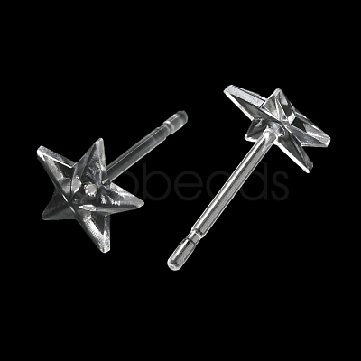 Resin Stud Earring Findings LS-X1-FIND-H046-11-1
