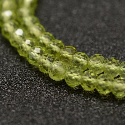 Natural Peridot Beads Strands G-F460-05-1