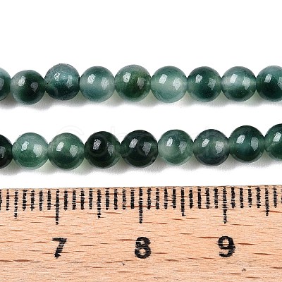 Dyed Natural White Jade Beads Strands G-T140-4mm-A07-1
