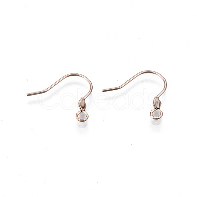 304 Stainless Steel Earring Hooks STAS-S111-011RG-NR-1