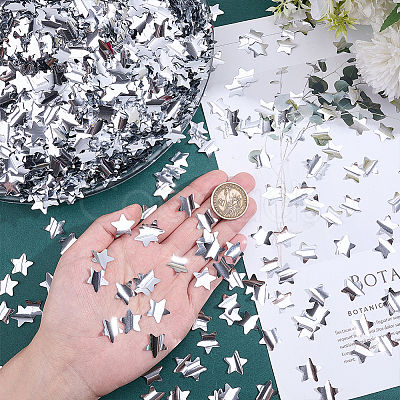 150g PET Plastic Star Confetti DIY-HY0003-66B-1