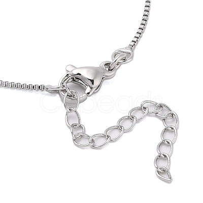 Rack Plating Natural Paua Shell Pendants Necklace NJEW-B104-01C-01P-1